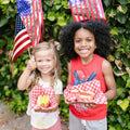 12 Pack Small American Flags on Stick Small US Flags/Mini American Flags for outside 8X12 Inch American Hand Held Stick Flags with Kid-Safe Spear Top, 4Th of July Decorations