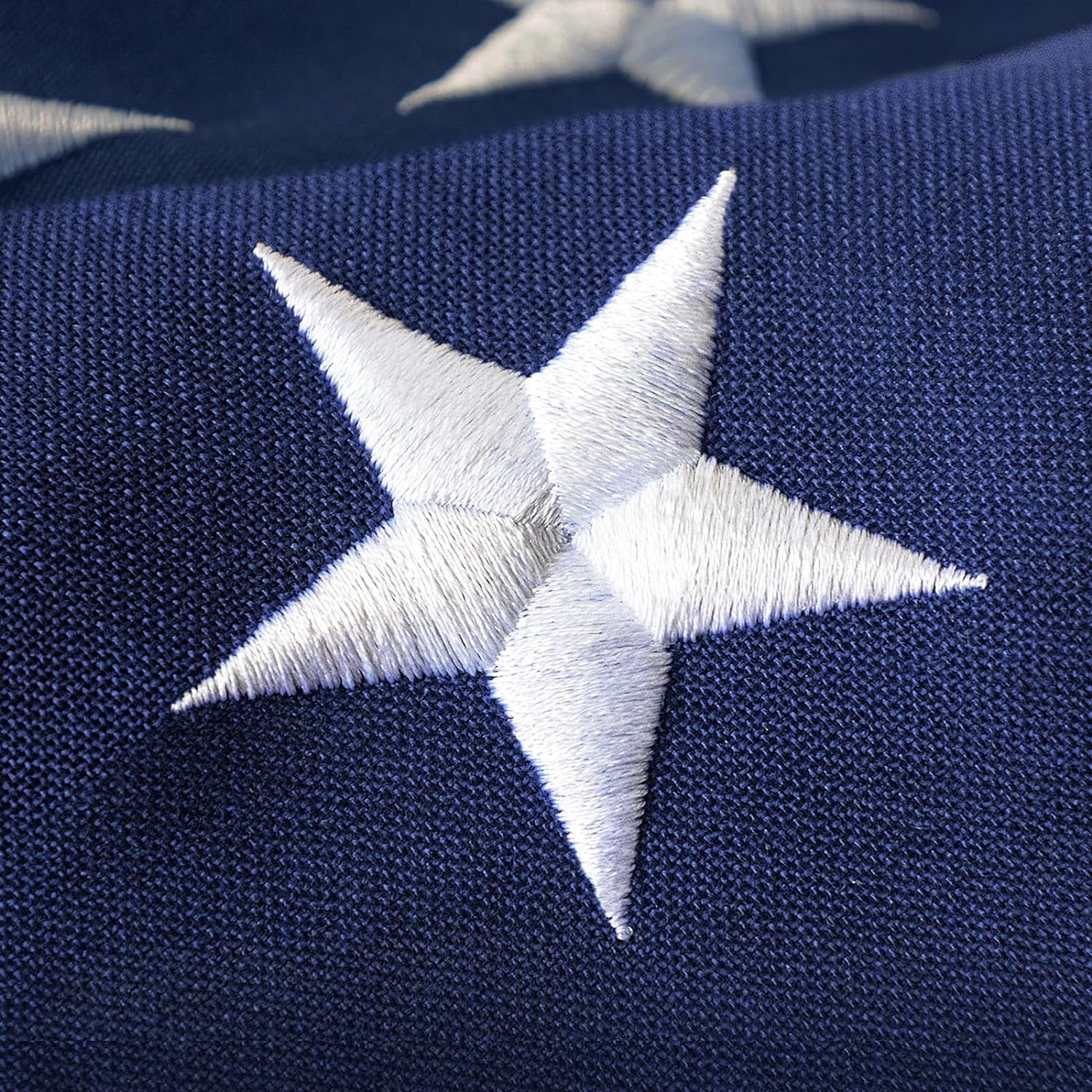 American Flag 3X5 Ft Outdoor Heavy Duty, Premium USA US Flag, 100% in USA American Flags for outside 3X5 with Luxury Embroidered Stars, Brass Grommets