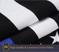 Homissor Thin Blue Line Flag Cotton Police Flags 3X5 Ft Embroidered Star Heavy Duty Back the Blue Flag Stripe Blue Line Lives Matter Flags Banner with 2 Brass Grommets