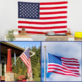 American Flag 3X5 Ft Made in USA, Thicken American Flags for outside 3X5, Heavy Duty Durable US Flag, Fade Resistant American Flags for Outside, USA Flag with Embroidered Stars