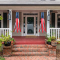 4Th of July Decorations,60 Inch American Windsock Heavy Duty,Patriotic Fourth of July Outdoor Decor, American Flag USA Windsock with Embroidered Stars,Red White and Blue Decor for Memorial Day,Outside