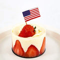 CYPS 100 Pcs USA American Flag US Toothpick Flags, Small Mini Stick Cupcake Toppers US Flags,4Th of July,Veterans Day,Country Picks Party Decoration Celebration Cocktail Food Bar Cake Flags