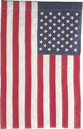 Evergreen American Flag 44-Inch X 28-Inch House Size | Heavy Duty Outdoor Premium 310D | Embroidered Stars and Stripes and Quadruple Stitched Edge | USA Residential or Commercial