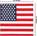 Bold & Stunning American Flag Polyester Bandana (20