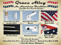 Flag Pole Kit: Includes Tangle Free Flag Pole, Flag Pole Bracket and American Flag - Made in USA. Great for Residential or Commercial. Brushed Aluminum Flag Pole. (American Classic White Kit)