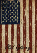 Old Glory Patriotic House Flag Vintage American Flag 28