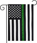 Briarwood Lane Thin Green Line Applique & Embroidered Garden Flag Military Support 12.5