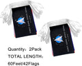 Consummate 2 String USA Military Flags Banner Set All Branches Bunting Flags for Memorial Day,Veterans Day Decorations,60 Feet 42 Flags