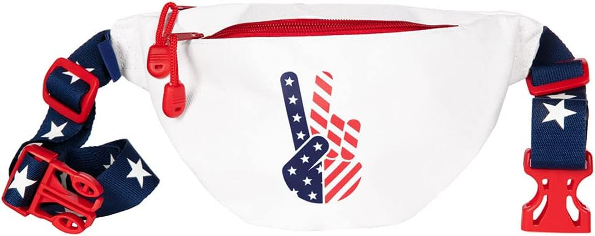 Tipsy Elves American Flag Fanny Packs with Drink Holder - USA Fanny Pack for 4Th of July BBQ, Pool Party and Events