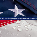 American Flag 1X1.5 Ft Pole Sleeve Banner Style-Embroidered Stars,Sewn Stripes,Uv Protected,Heavy Duty Durable Nylon USA US Outdoor Indoor Flags (Pole NOT Included)