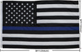 Thin Blue Line Flag 3X5 Outdoor Police Flag 3X5 Feet Made in USA Back the Blue Flags Embroidered Stars and Sewn Stripes Blue Lives Matter Support First Responders