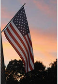 TNS This 3X5 FT Outdoor Embroidered American Flag（2Pcs） Is the Most Durable, Luxury Embroidered Star with Brightly Colored Brass Grommets…