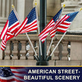 Indestructible American Flags for outside 3X5,100%Made in U.S.A 3X5Ft American Flag Outdoor Heavy Duty,All Weather American Flag 3X5 Outdoor, Deluxe Super Tough Series, Outdoor Embroidered American