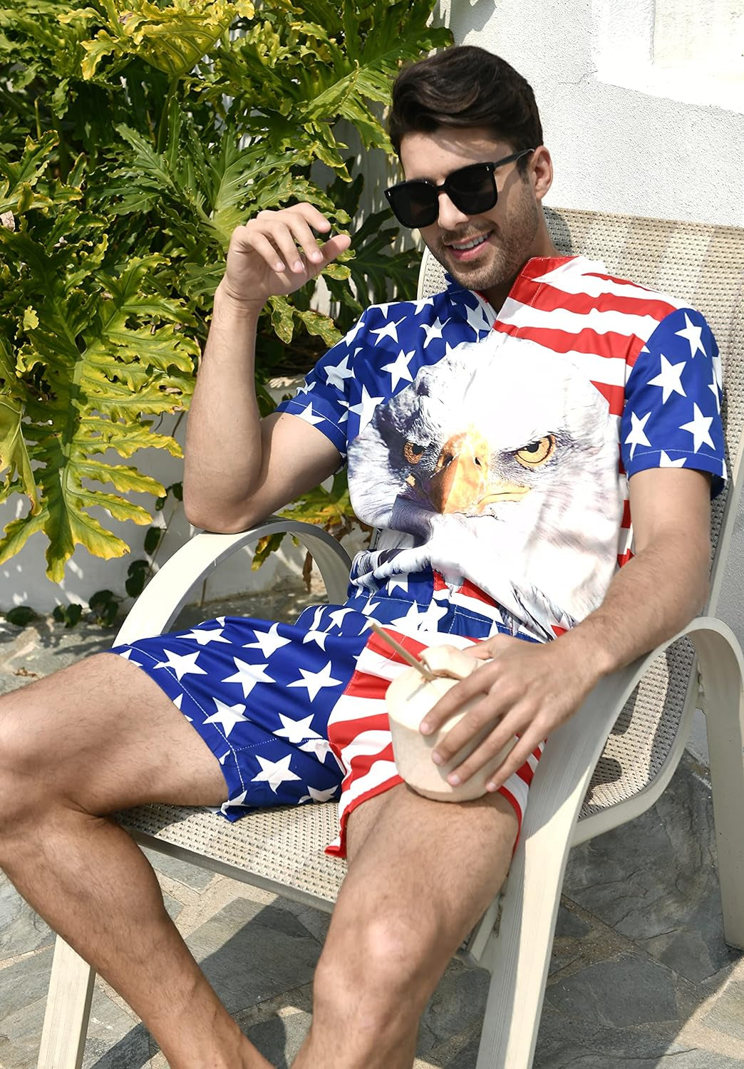 HONGBI Heren Jumpsuit Shorts Eendelig Werkpak Korte Mouwen Jumpsuits Zomer Slank Ritsshirt Casual Mode Heren Romper Spier Tops Overalls, Blauw, 3XL HONGBI Heren Jumpsuit Shorts Eendelig Werkpak Korte Mouwen Jumpsuits Zomer Slank Ritsshirt Casual Mode Heren Romper Spier Tops Overalls, Blauw, 3XL