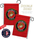 Proud Family Marines Garden Flag - Armed Forces Marine Corps USMC Semper Fi United State American Military Veteran Retire Official - House Banner Small Yard Gift Double-Sided Made in USA 13 X 18.5