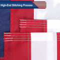 American Flag 3X5 Outdoor 150D - 100% in USA Premium US Flag 3X5 Ft 150D, American Flags for outside 3X5, USA Flag with Luxury Embroidered Stars, Brass Grommets (3X5 FT American Flag 150D)