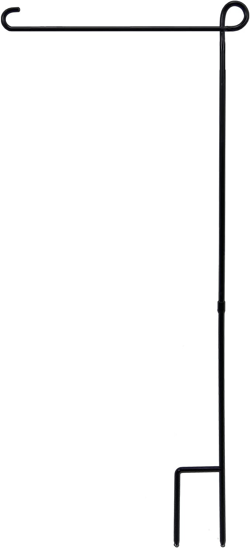 Hogardeck Garden Flag Holder Stand, Thickened Pole Sturdy and Straight Premium Yard Flag Holder Weather-Proof Metal Flagpole for American Flag, Christmas Garden Flag, Outdoor Garden Decor Decoration