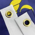 US Navy Emblem Flag 3X5 Outdoor Double Sided - Heavy Duty Polyester United State Navy Naval Military Flags with 2 Brass Grommets 4 Rows Stitched 3X5Ft