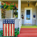 The Stars and the Stripes 4Th of July Mini Garden Flag 12X18 Inch Double Sided, Best Chocie Independence Day Small Burlap Garden Flags for Outside, Decoration for Memorial Day Farmhouse Holiday Outdoor (SM02)