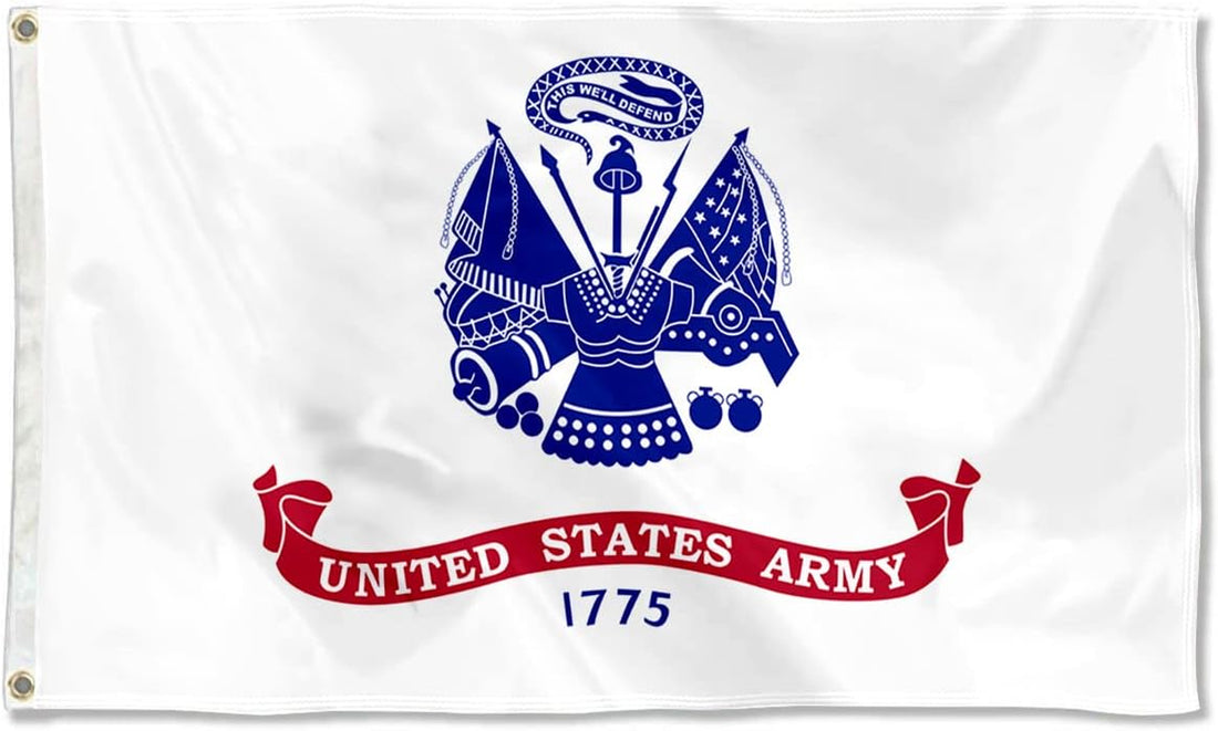U.S. Army American UNITED STATES ARMY 1775 Flag - UV Fade Resistant Double Printed and Double Stitched 150D Polyester 3X5Ft Banner (UNITED STATES ARMY 1775)