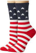 American Flag Socks for Men or Women 4Th July Middle Socks Star and Stripe Patriotic Freedom Day Gifts