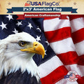 American Flags for outside 3X5 - USA Flag Co. American Flag 3X5 Heavy Duty Outdoor Made in USA with Embroidered Stars and Sewn Stripes, This US Flag Is an American Made Flag