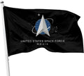 2 * 3 FT Lot of 6 Branches Military Set Polyester Flags Space Force, Air Force, US Navy, Coast Guard, Marines, Army Banner (2 * 3 FT)