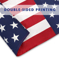 American Flag, Double Sides Priting US Flag 3X5 Ft- Upgrade 3-Ply Longest Lasting USA Flag. Heavy-Duty American Flags with Vivid Color and Brass Grommet for Outdoor & Indoor, Fade & UV Protected