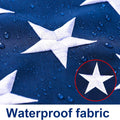 American Flag 10X15 Outdoor - USA Nylon US Flags with Embroidered Stars, Stitched Stripes and Brass Grommets