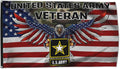 U.S. Army American UNITED STATES Amry Vietnam Veteran Flag - UV Fade Resistant Double Printed and Double Stitched 150D Polyester 3X5Ft Banner (UNITED STATES Amry Veteran)