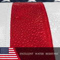 This 10X15 Ft American Flag for Outside, 100% in USA Strongest, Longest Lasting, Heavy Duty Nylon, Embroidered Stars, Sewn Stripes, Brass Grommets Perfect for Outdoors! Premium US Flag