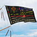 No One Fights Alone Multi Thin Line First Responder Flag 3X5 Ft Banner Indoor Outdoor Perfect Decoration