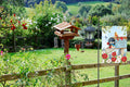 Akeydeco Garden Flag Stand and Shepherd Hook,36 Inch Garden Flag Pole Holder with One Tiger Clip and Two Spring Stoppers for Bird-Feeder Lantern Plant-Hook Garden-Stake Seasonal Flags
