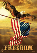 Freedom Patriotic House Flag Bald Eagle USA 28