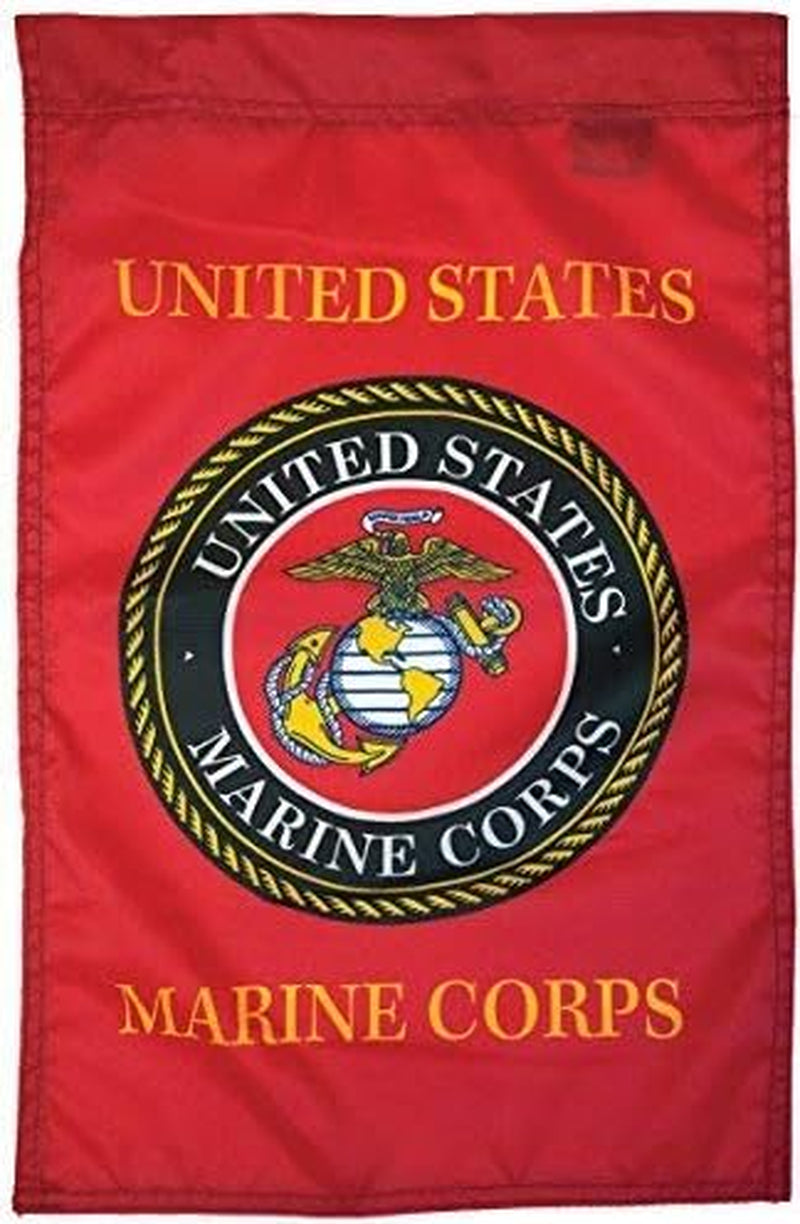 U.S. Marine Corps Nylon Military Flag, Made in the USA, 18X12"
