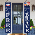 4Th of July Decorations Patriotic Decor Pre-Assembled Hanging Banners Memorial Day Flag Labor Veterans Armed Forces Military Homecoming Red White Blue Decorations
