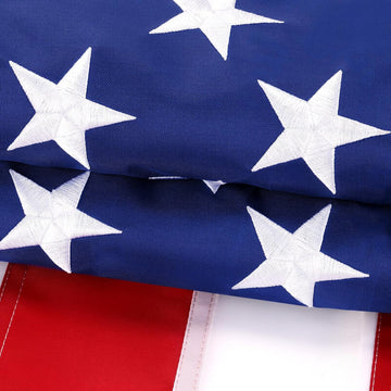 American Flag 3X5 FT 420D Nylon Outdoor Heavy Duty - 100% in USA Premium US Flag 3X5 Ft Nylon, Durable Nylon for Outdoor Use, Waterproof, USA Flag with Luxury Embroidered Stars, Brass Grommets (Premium 3X5 FT USA Flag 420D Nylon)