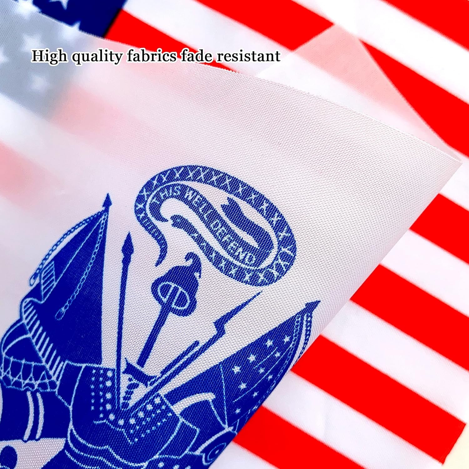 Consummate 2 String USA Military Flags Banner Set All Branches Bunting Flags for Memorial Day,Veterans Day Decorations,60 Feet 42 Flags