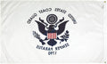 U.S. Coast Guard Nylon Military Flag, Made in the USA, 2X3'