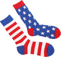 American Flag Socks for Men or Women 4Th July Middle Socks Star and Stripe Patriotic Freedom Day Gifts