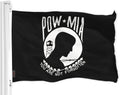 G128 POW MIA Flag | 3X5 Ft | Liteweave Pro Series Printed 150D Polyester | Indoor/Outdoor, Vibrant Colors, Brass Grommets, Thicker and More Durable than 100D 75D Polyester