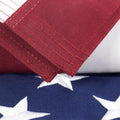 American Flag 6X10 Outdoor Heavy Duty - Premium US Flag 6X10 Ft - Giant USA Flag with Luxury Embroidered Stars and Brass Grommets (Premium 6X10 FT Giant American Flag)