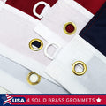 American Flag 8X12 Ft- Embroidered Stars,Sewn Stripes,Durable and Long Lasting Nylon,4 Solid Brass Grommets,Perfect for Outside/Outdoor Use Heavy Duty US USA Flags.