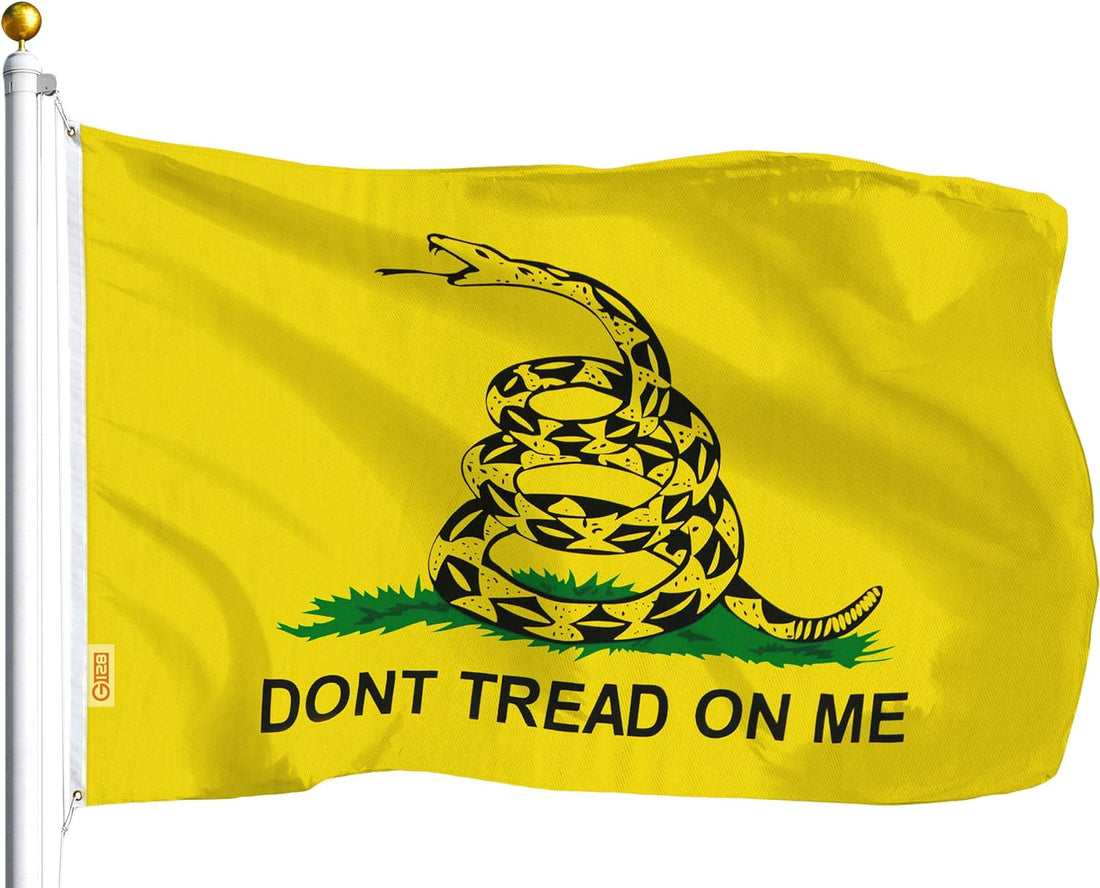 G128 Gadsden Don'T Tread on Me Flag | 3X5 Ft | Liteweave Series Printed 100D Polyester | Historical Flag, Vibrant Colors, Brass Grommets