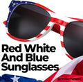 Grinderpunch 2 Pairs Bulk American Sunglasses USA Flag Classic Patriot