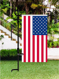 SZHLUX Garden Flag Stand, Premium Yard Flag Pole for 31X13 Flags, Metal Powder-Coated Weather-Proof Paint Garden Flag Pole