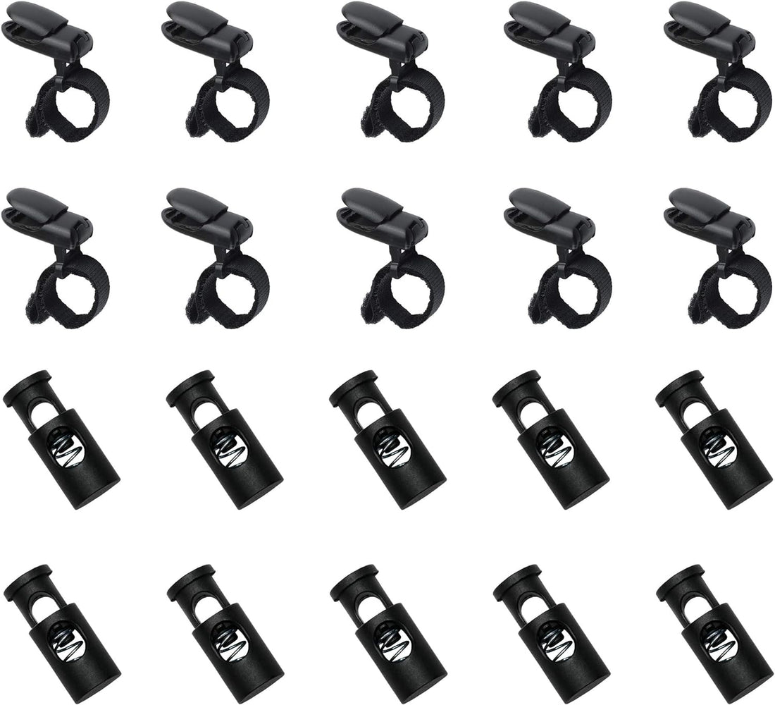 HOOSUN 20 Pack Garden Flag Clips and Stoppers,Tiger Clips for Garden Flag Holders,Garden Flag Stoppers,Garden Flag Holder Clips for Small Flags,Garden Flag Accessories Decorative Garden Flag Holder