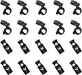 HOOSUN 20 Pack Garden Flag Clips and Stoppers,Tiger Clips for Garden Flag Holders,Garden Flag Stoppers,Garden Flag Holder Clips for Small Flags,Garden Flag Accessories Decorative Garden Flag Holder