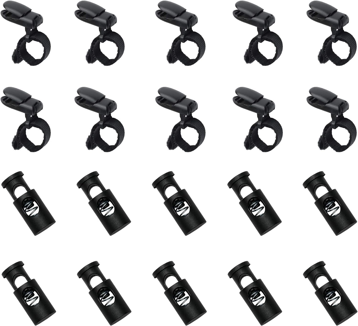 HOOSUN 20 Pack Garden Flag Clips and Stoppers,Tiger Clips for Garden Flag Holders,Garden Flag Stoppers,Garden Flag Holder Clips for Small Flags,Garden Flag Accessories Decorative Garden Flag Holder