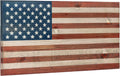 Flags of Valor Legacy Series Wooden American Flag | US Flag Wall Decor, Patriotic Wall Art, Made in USA by Veterans, Ready to Hang, Man Cave Room Decor for Men (Large, 22